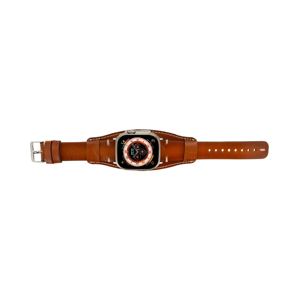 Fort Cuff Leather Bands for Apple Watch 9, Ultra 2 & SE